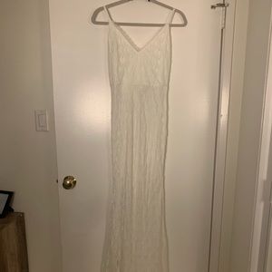 Wedding dress/ white maxi/ Halloween costume